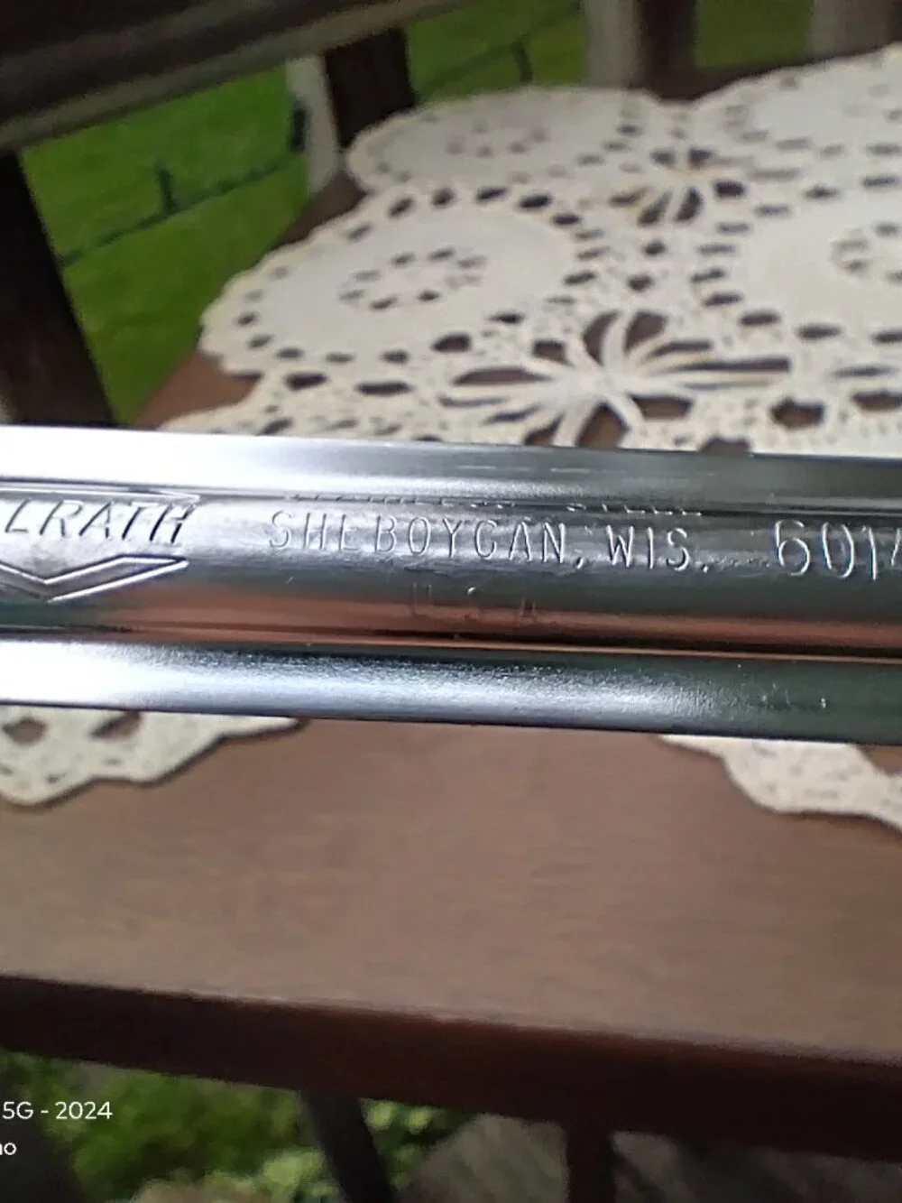 Vollrath 6014-1 Solid Serving Spoon Black Plastic Handle Stainless Steel vintage